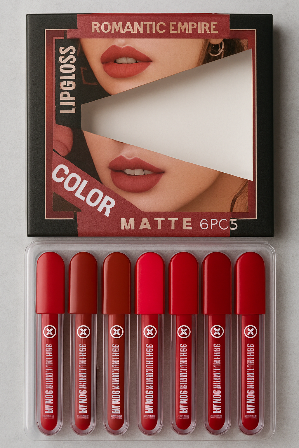 Romantic Empire Matte Lipgloss Set of 6