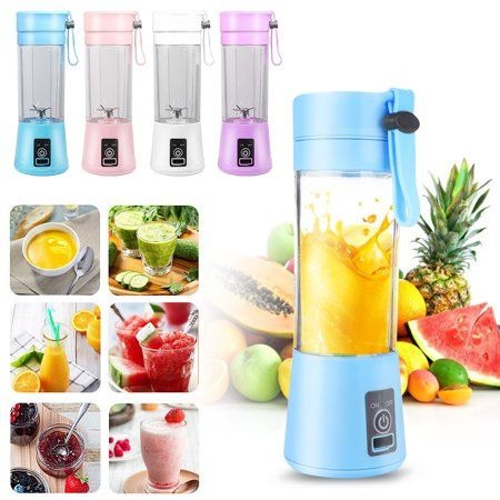 Rechargeable Portable Mini Juicer Blender (Random color)