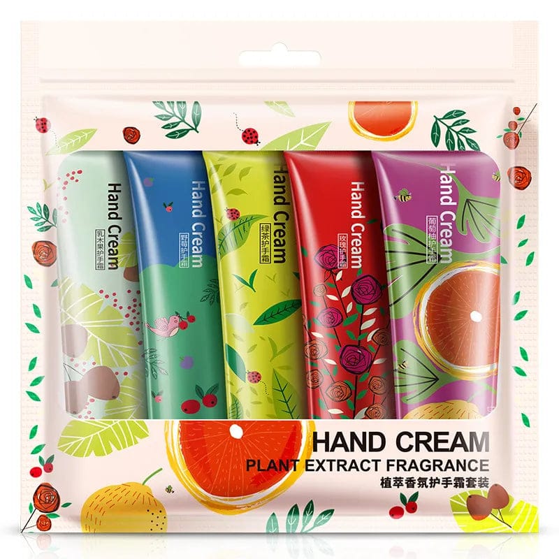 🌸 Pamper Your Senses with the Luxurious Plant & Fruit Hand Cream Set 🌸