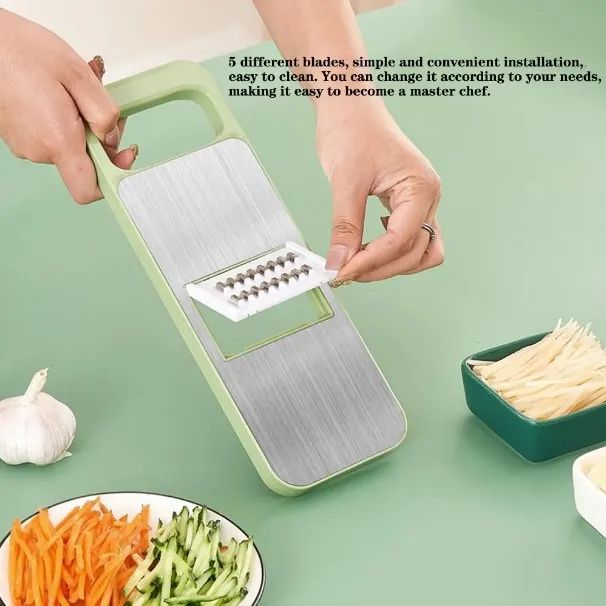5in1 Vegetable Cutter Stainless Steel