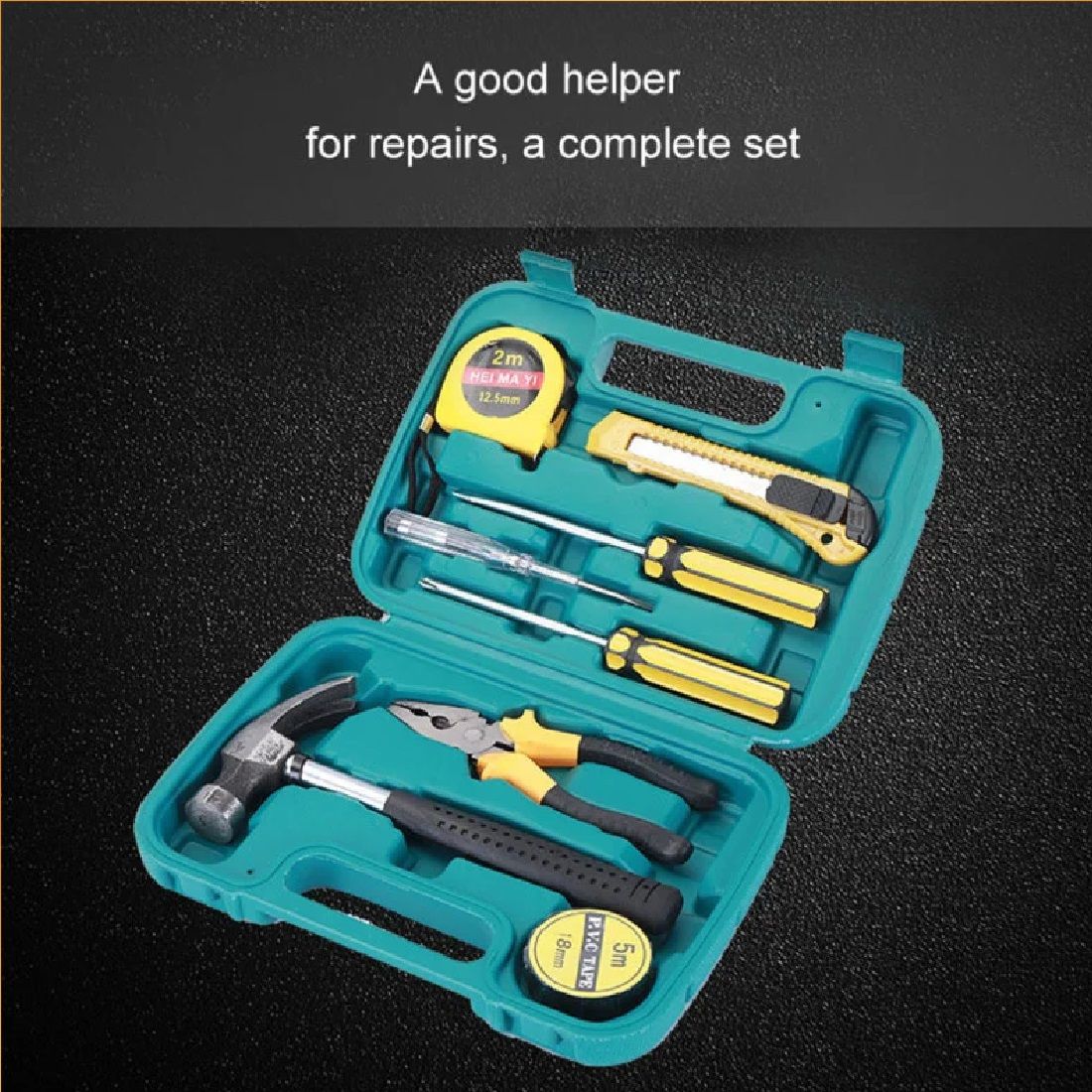 9 PCS professional toolset with box