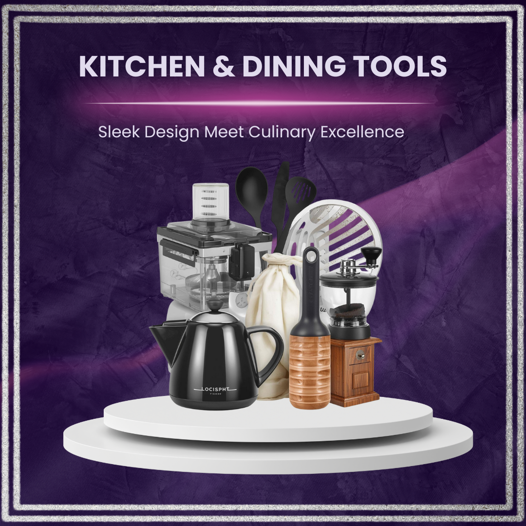 “Modern kitchen essentials for easy cooking and dining”