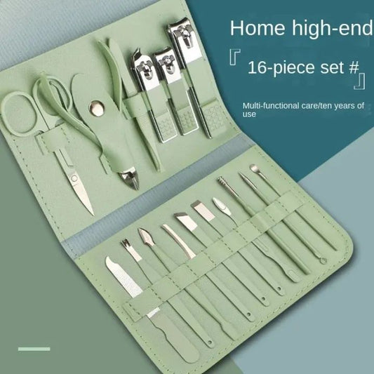 16 in 1 Nail Cutter Set Stainless Steel