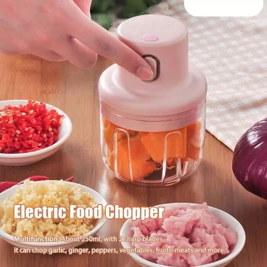 Single Bowl USB Rechargeable Mini Grinder Food Chopper