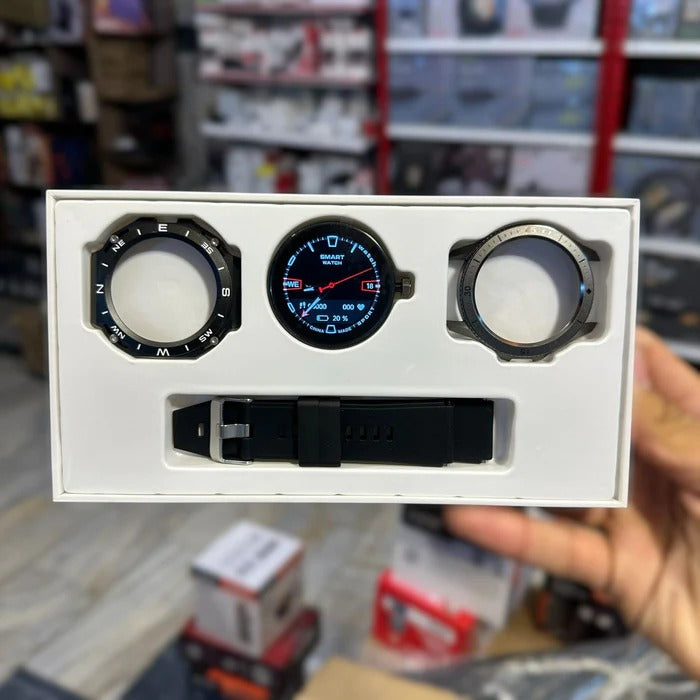 SK 22 Smartwatch with 2 Watch Bodies & 2 Straps