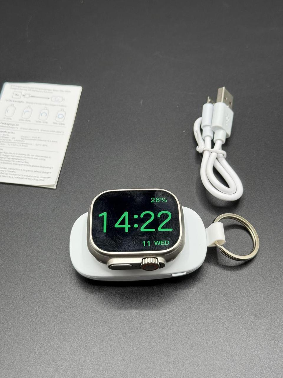 Mini Keychain Watch Powerbank 1000mAh