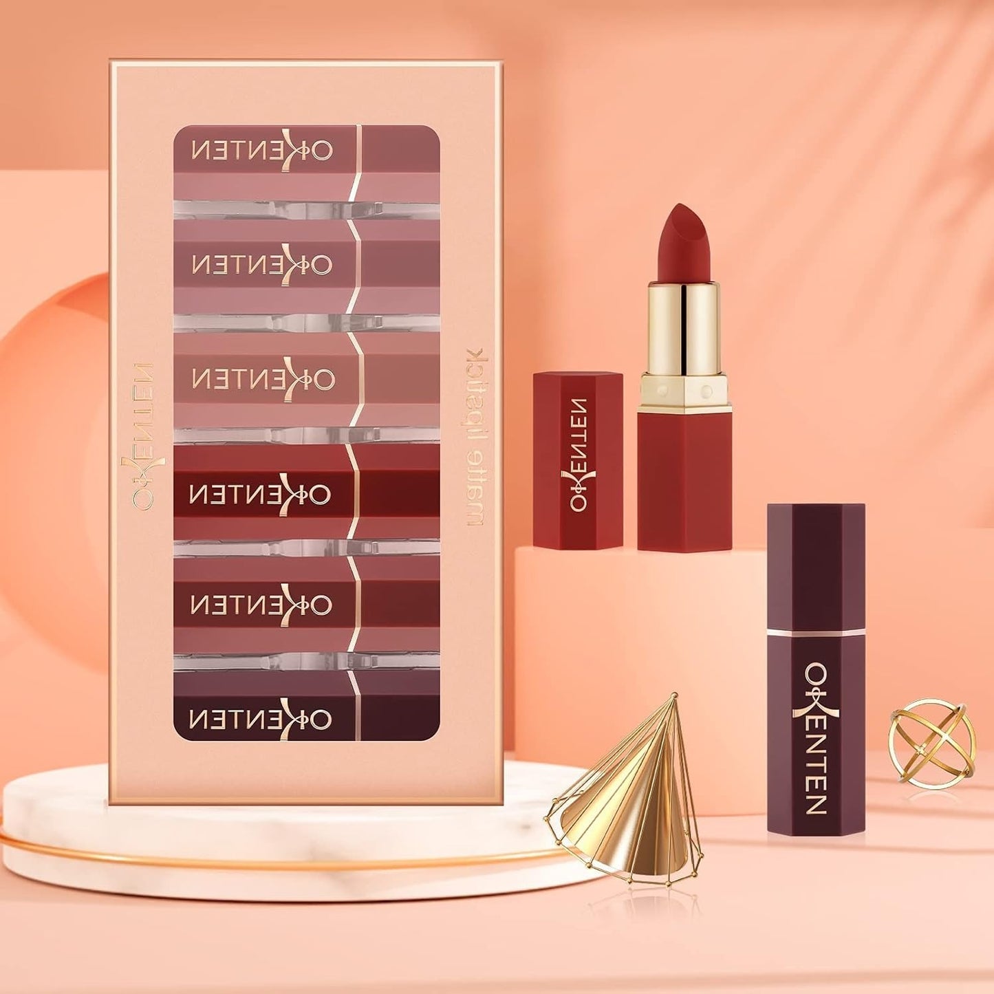 6 Pcs High Pigmented Lipstick Pack