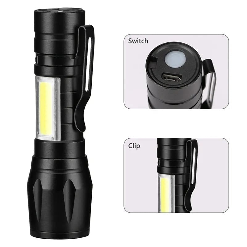 Mini Rechargeable LED Flashlight