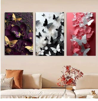 Butterfly Wall Art Set