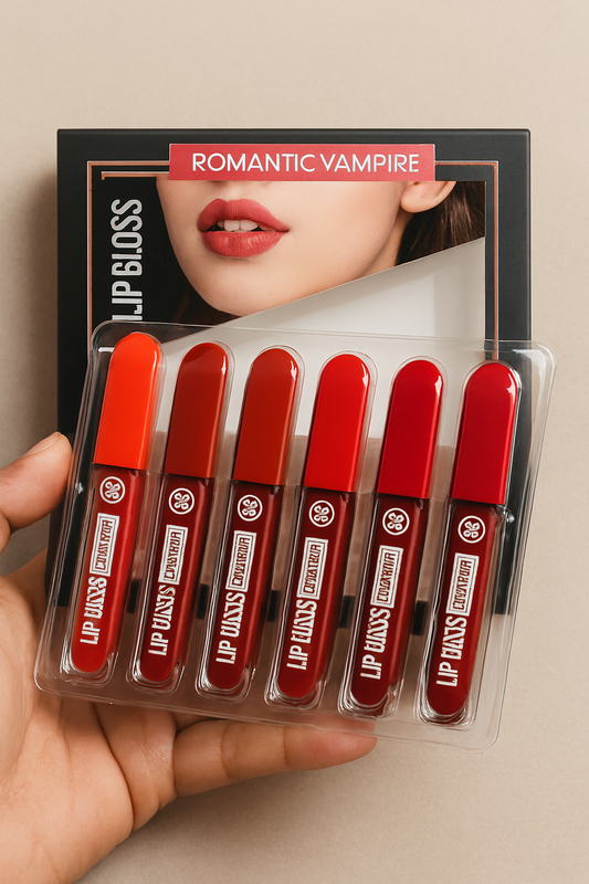 Romantic Empire Matte Lipgloss Set of 6