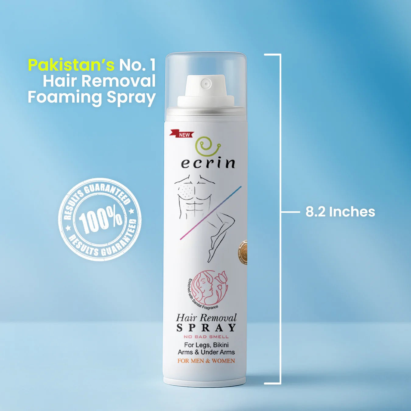 New Ecrin Hair Removal Foaming Spray