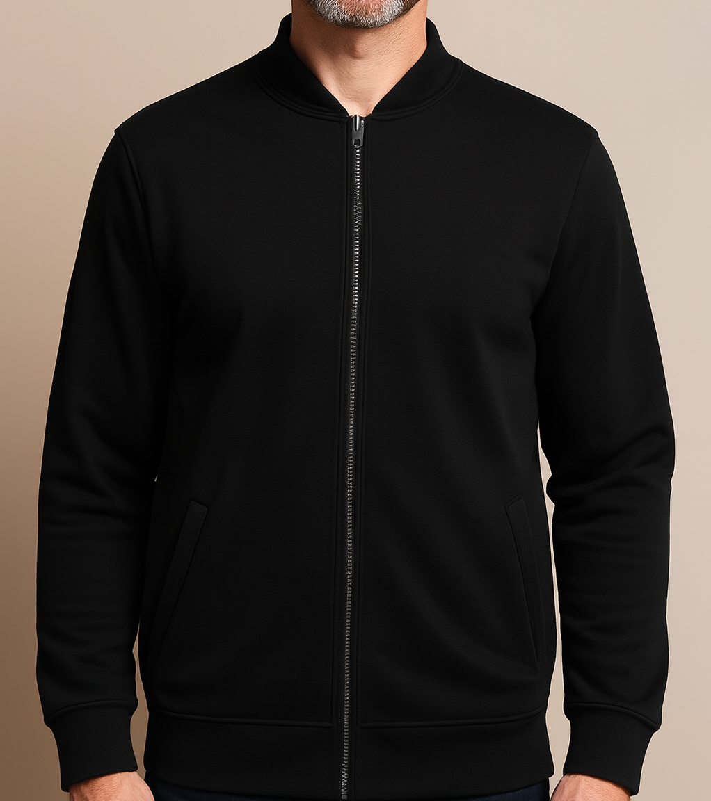 Redefine Casual Comfort: The Premium French Fleece Jacket