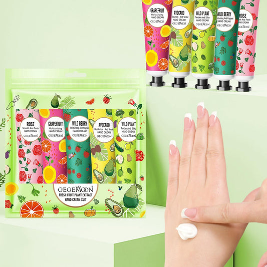 🌸 Pamper Your Senses with the Luxurious Plant & Fruit Hand Cream Set 🌸