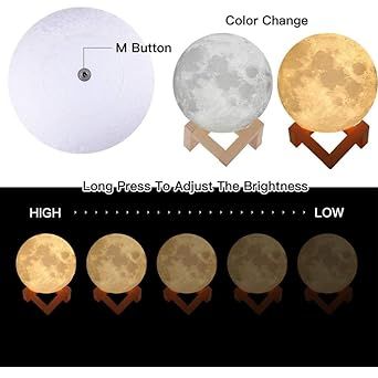 3D Moon Lamp