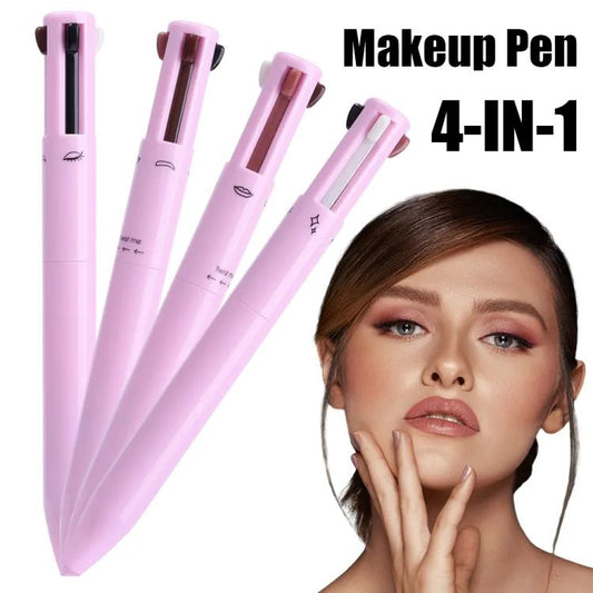 4-in-1 Automatic Rotating Makeup Pencil – Eyebrow, Eyeliner, Lip & Highlighter