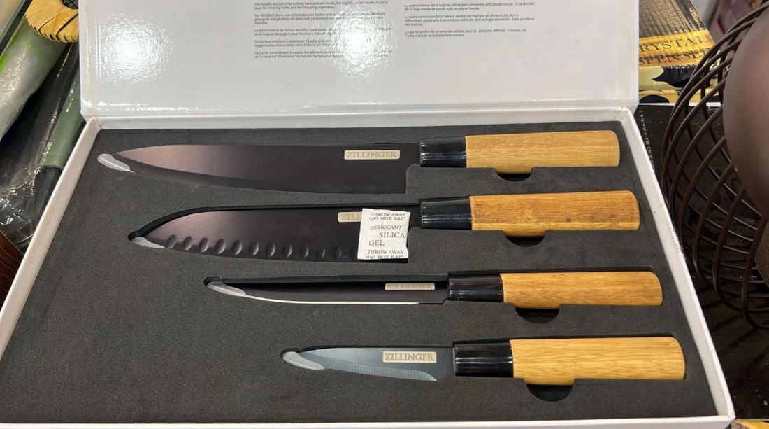 4Pcs Japanese Zillinger Knife Set