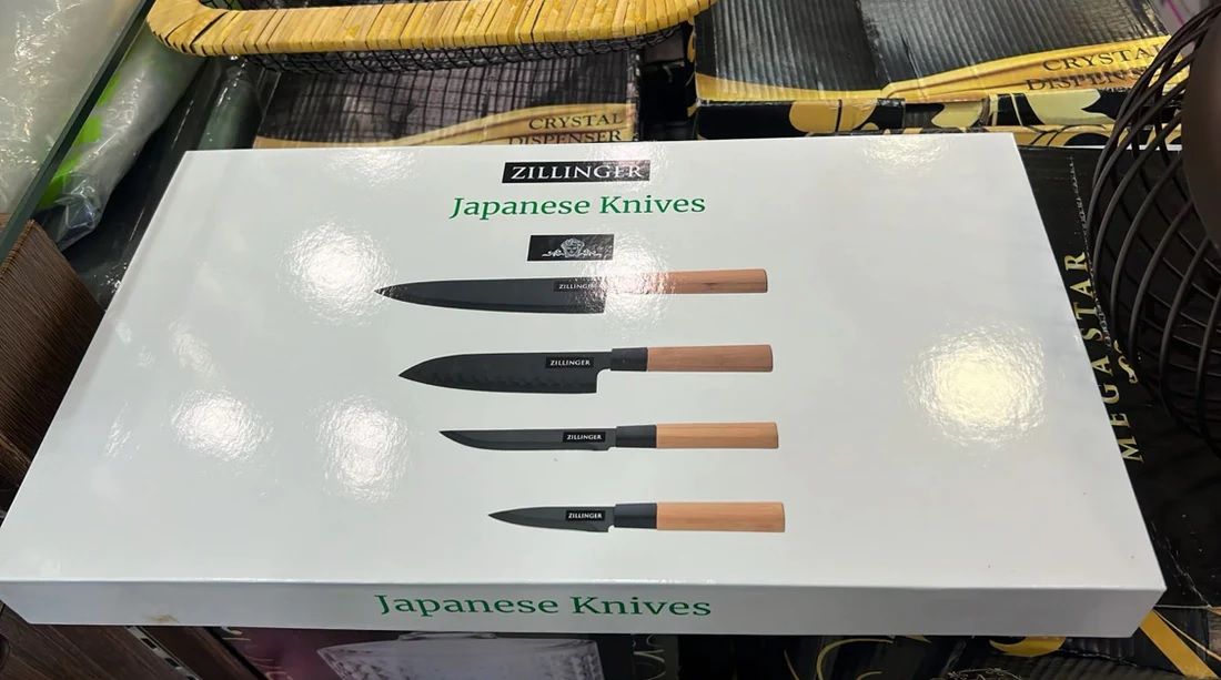 4Pcs Japanese Zillinger Knife Set
