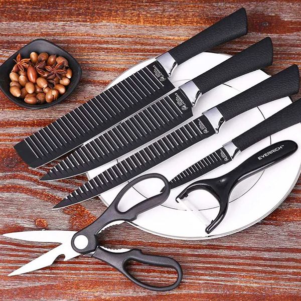 🔪 Colorful Kitchen Knife Set