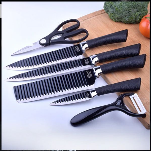 🔪 Colorful Kitchen Knife Set