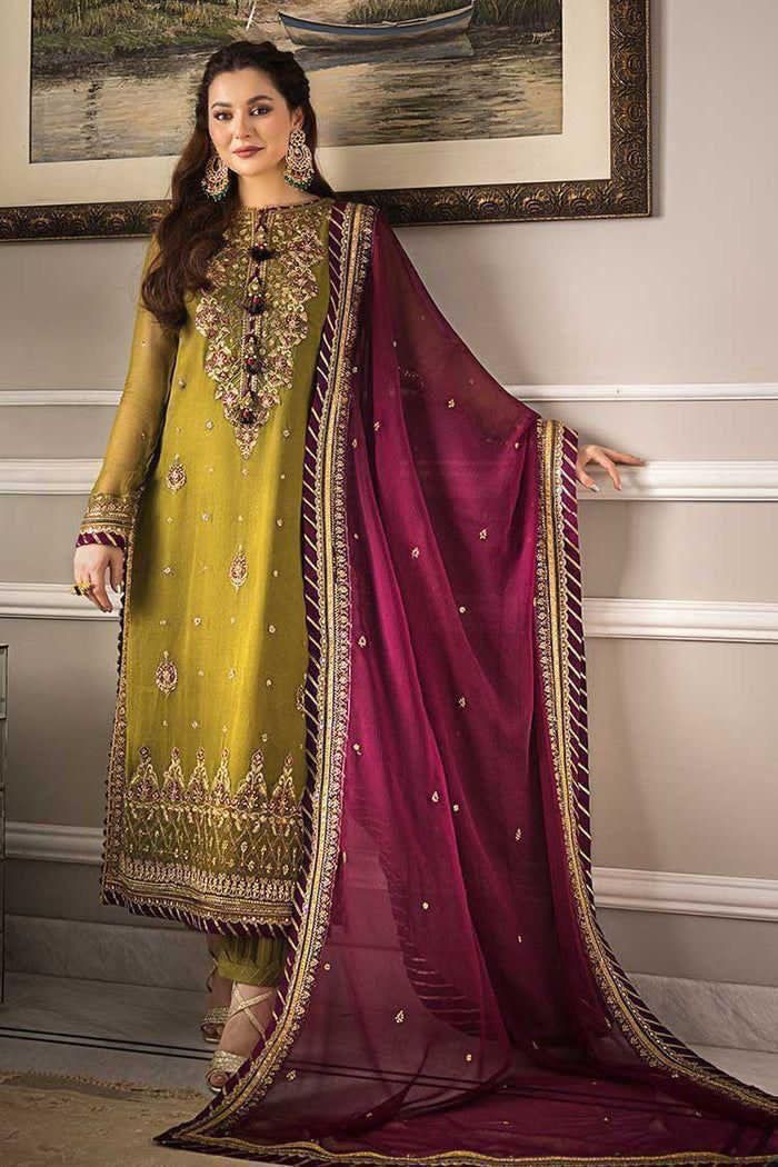 Chiffon Embroidered Luxury Unstitched 3-Piece Suit