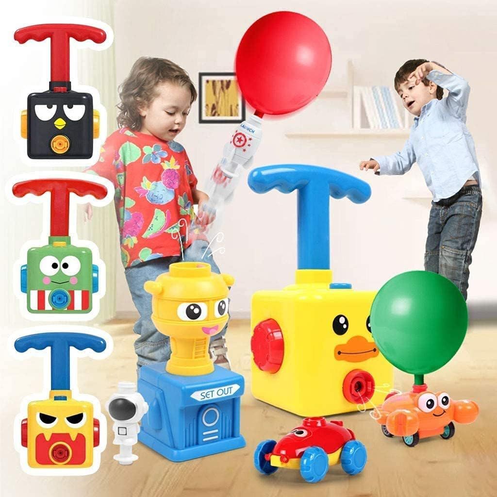 Balloon Launcher Car & Rocket Toy Set
