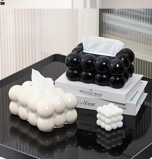Bubble Tissue Box Holder