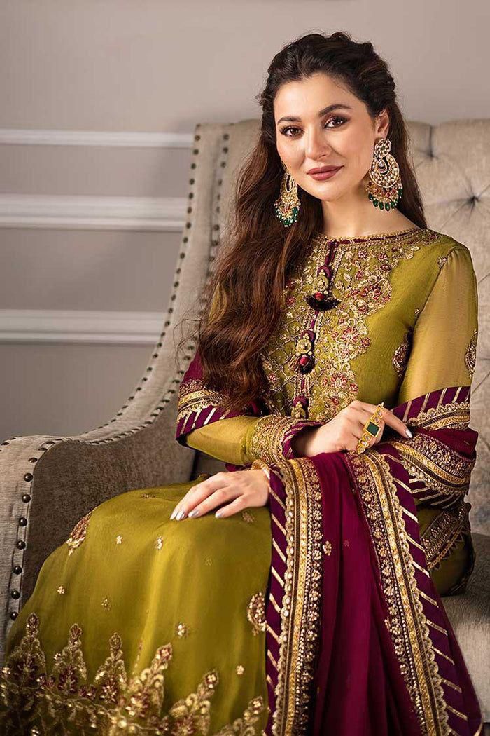 Chiffon Embroidered Luxury Unstitched 3-Piece Suit