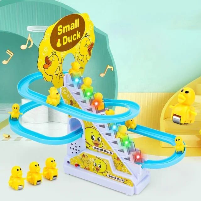 Electric Duck Climbing Stairs Toy