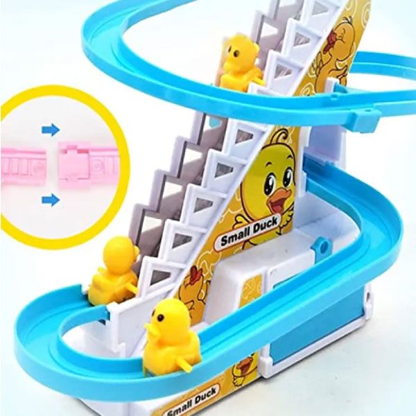 Electric Duck Climbing Stairs Toy