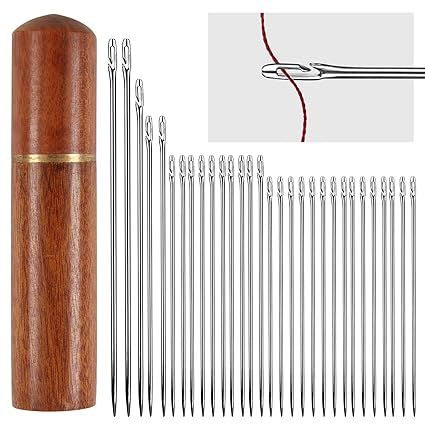 Side Threading Hand Sewing Needles