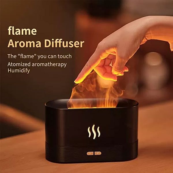 Flame Effect Humidifier & Aroma Diffuser