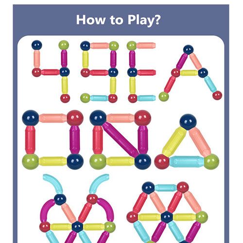 Magnetic Bar Blocks (25 Pieces)