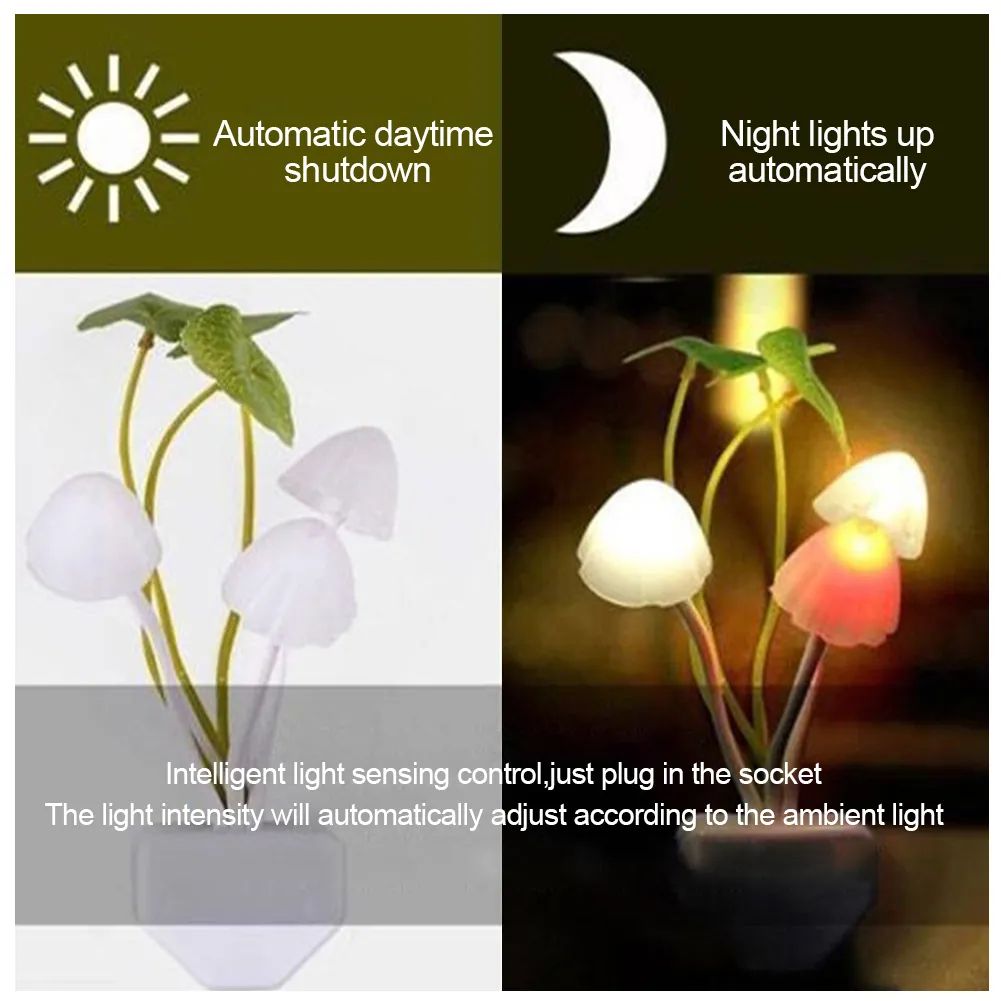 Mushroom Sensor Night Light