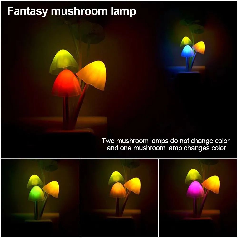 Mushroom Sensor Night Light