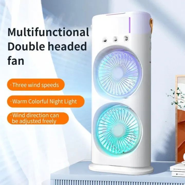 Rechargeable Rotating Mist Fan