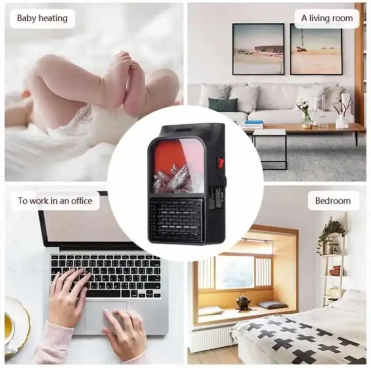 Remote control winter new flame heater heater