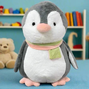 Fluffy & Soft Stuffed Animal Penguin Plush Toy For Kids