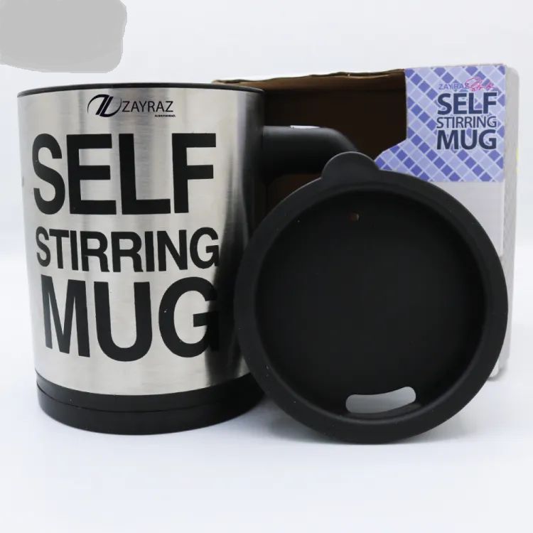 Smart Self-Stirring Mug - 16oz Auto Mix Coffee Cup with Battery, Airtish Lid